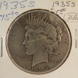 1935 S Peace Silver Dollar