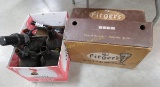 Fitger's beer crate, bottles, jugs and pump