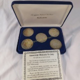 5 Morgan Silver Dollars 1889, 1900, 1901, 1921x2