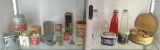 Vintage Spice Tins and kitchen items