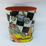 1970s Hot Wheels RRRumblers metal trash can