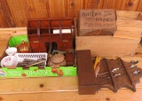 Portable writing desk, flatware and more