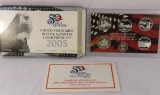 2005 United States State Quarters Silver Proof set
