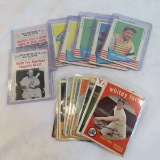 21 1950's & 1960's Topps & Fleer Baseball Cards