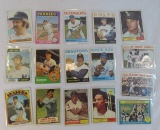 16 1960's Topps Baseball Cards - Yankee stars