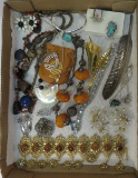 Trifari, some sterling & other ethnic jewelry