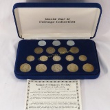 American Historic Society WWII 17 Coin Collection