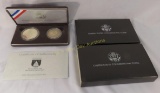 1989 2 Coin Proof Set Triumph of Democracy