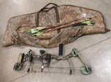 Bear Compound Bow with Arrows & Bag