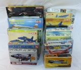16 Military Plane Model Kits-DML, Minicraft & more