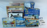 16 Military Plane Model Kits - some sealed