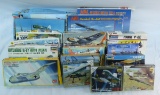 17 Military Plane Model Kits - some sealed