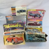 8 Plastic Car model Kits- Ferrari, Superbird