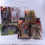 Horror Film, LOTR, Crow & other action figures