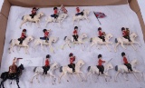 J Hill Co & Britains metal soldiers on horses