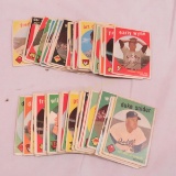 60+ 1959 Topps baseball Cards- Snider, Wynn