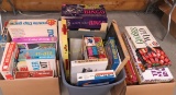3 boxes of vintage board games