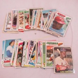 55+ 1970's Baseball Star Cards- Brock, Bench