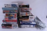 13+ Military airplane & other models, 3 sealed