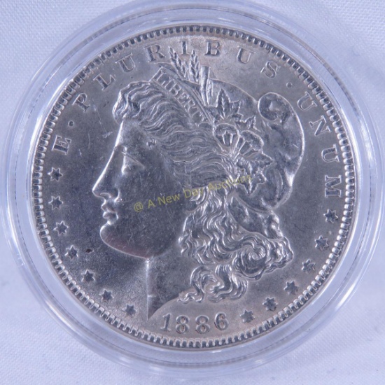 1886 Morgan Silver Dollar BU