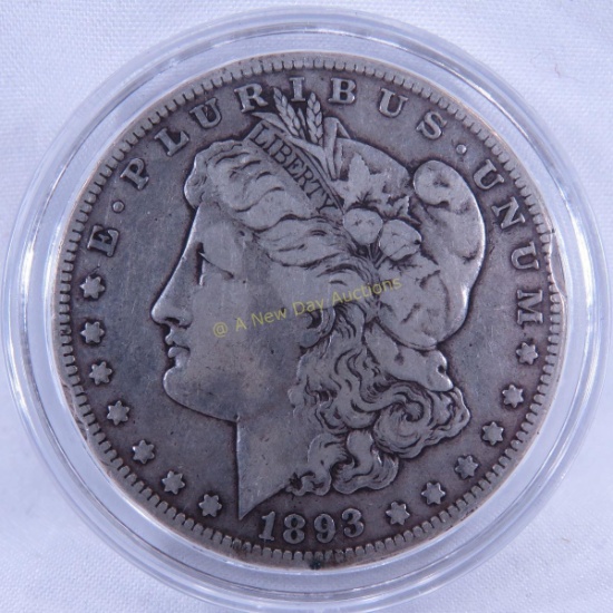 1893 Morgan Silver Dollar