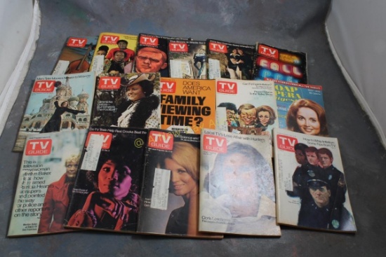 16 1970's TV Guides, Mary Tyler Moore, Good Times