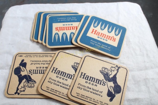 10+ Vintage Advertising Hamm's Beer  Coasters