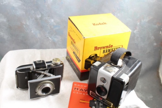 Kodak Bantam Flash Folding Camera & Brownie