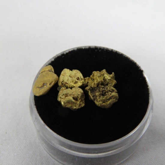 2.59g gold placer nuggets