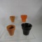2 Red Wing sales sample flower pots 2.25
