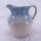 Blue and White Lily Pitcher