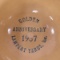 1937 Golden Anniversary Lamperts Spongeware Bowl