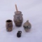 4 Wisconsin Potteries Minis- Crock, Churn, Jugs