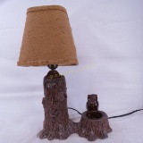 Lunch Hour Sewer Ware Owl Lamp- RARE -1 of a kind