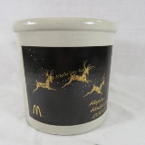 2000 McDonalds Happy Holidays Red Wing crock