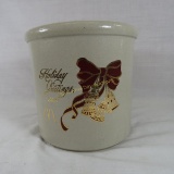 2001 McDonalds Holiday Greetings Red Wing crock