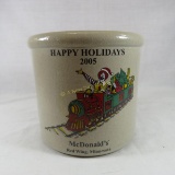 2005 McDonalds Happy Holidays Red Wing crock