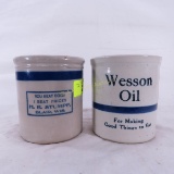 H. E. Stumpf Blair, Wis & Wesson Oil Beater Jars