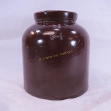 Minnesota Albany Slip Stoneware Jar