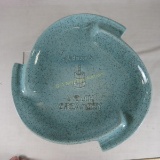 Anderson's Welch Creamery turquoise ashtray