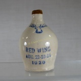 Miniature 1929 Red Wing Elks Club jug