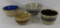 4 Small Stoneware Bowls - 3 are Banded