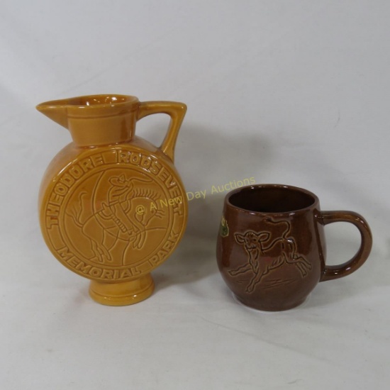 Rosemeade T. Roosevelt Memorial Pitcher & Cup