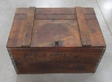 Gluek's Brewing Co Wooden Box with Lid