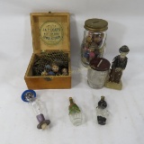 Charlie Chaplin Glass Candy Banks, Marbles & More