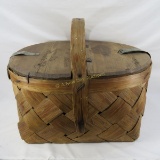 Transient Camp Folk Art Basket