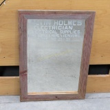 1919 Alvin Holmes Electrician Barber Shop Mirror