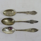 3 Sterling Silver Spoons