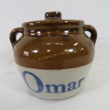 Omar Red Wing Small Bean Pot with Lid