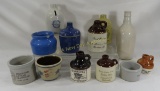 Assorted Stoneware Bottle, Crocks, Jugs & Jars